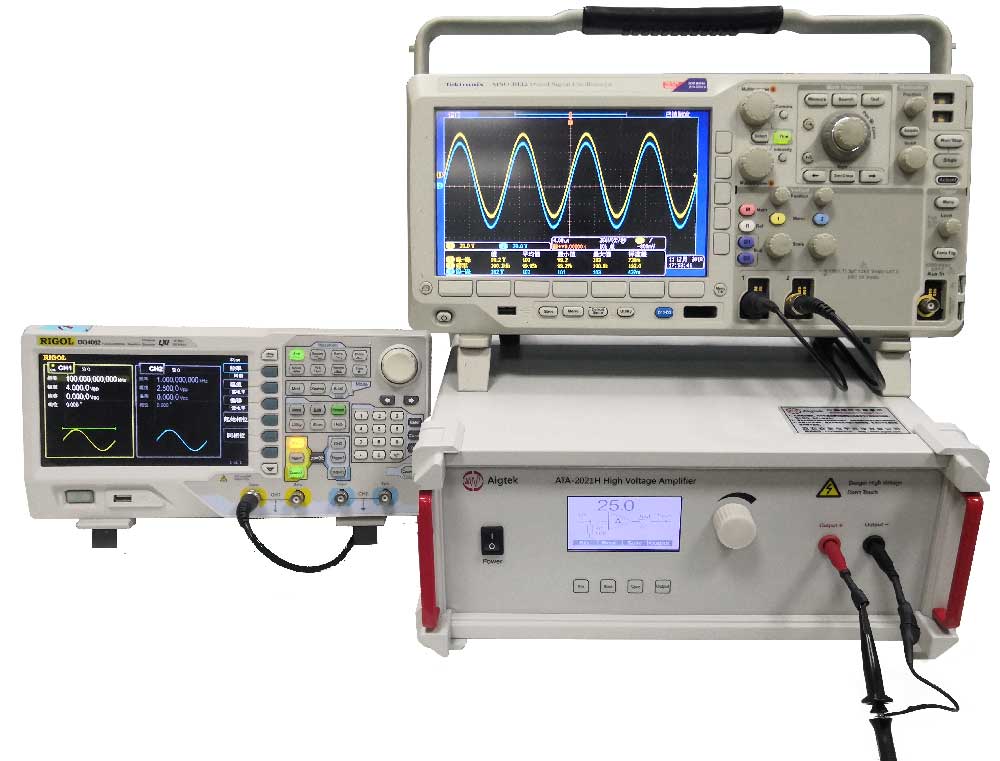 如何使用功率放大器驅動換能器測試應用？